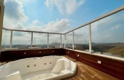 Cobertura com 2 dormitórios à venda, 131 m² por r$ 695.000,00 - mirante do vale - volta redonda/rj