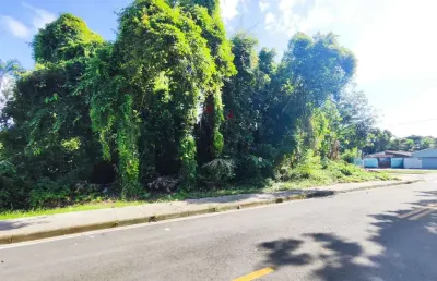 Terreno de esquina no bairro da vista alegre, em bertioga.