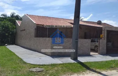 Casa para venda em pontal do paraná, ipanema, 3 dormitórios, 2 banheiros, 3 vagas