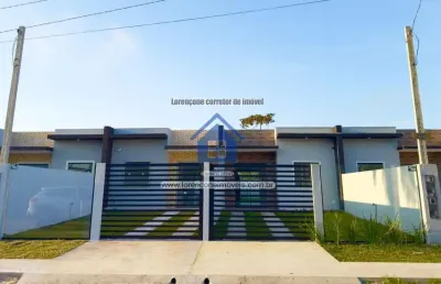Casas financiáveis para venda em matinhos, gaivotas, 2 dormitórios, 1 suíte, 1 banheiro, 2 vagas