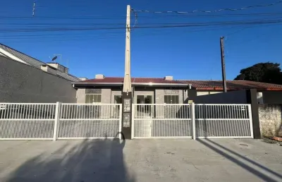 Casas financiáveis para venda em pontal do paraná, santa terezinha, 3 dormitórios, 1 suíte, 2 banheiros, 1 vaga