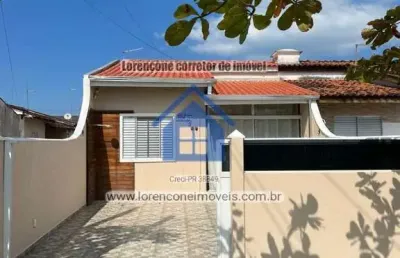 Casas financiáveis para venda em pontal do paraná, pontal do sul, 2 dormitórios, 1 suíte, 1 banheiro, 1 vaga