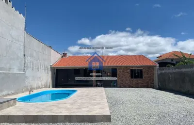 Casa para venda em pontal do paraná, shangri-la, 3 dormitórios, 1 suíte, 2 banheiros, 7 vagas