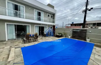 Sobrado para venda em pontal do paraná, ipanema, 3 dormitórios, 1 suíte, 2 banheiros, 3 vagas