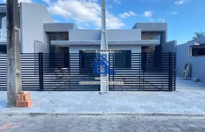 Casas financiáveis para venda em matinhos, costa azul, 3 dormitórios, 1 suíte, 1 banheiro, 2 vagas