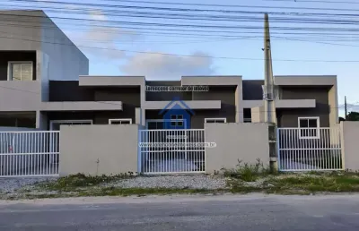 Casa para venda em matinhos, saint etiene, 2 dormitórios, 1 banheiro, 1 vaga