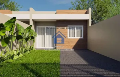 Casas financiáveis para venda em pontal do paraná, canoas, 2 dormitórios, 1 suíte, 1 banheiro, 1 vaga