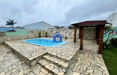 Casa para venda em pontal do paraná, pontal do sul, 3 dormitórios, 1 suíte, 2 banheiros, 3 vagas