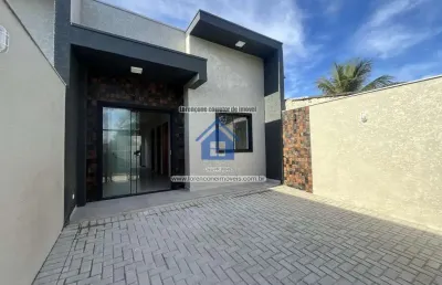 Casas financiáveis para venda em pontal do paraná, shangri-la, 2 dormitórios, 1 banheiro, 2 vagas