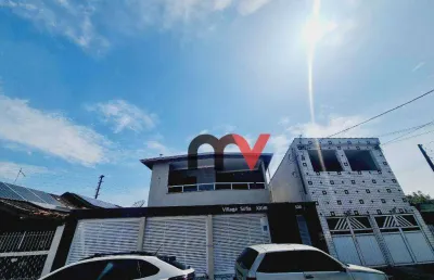 Sobrado à venda, 60 m² por r$ 310.000,00 - quietude - praia grande/sp