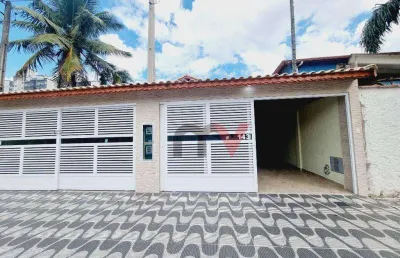 Casa à venda, 110 m² por r$ 585.000,00 - maracanã - praia grande/sp