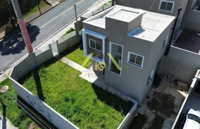 Sobrado de esquina com suíte e central a gás no maracanã em colombo