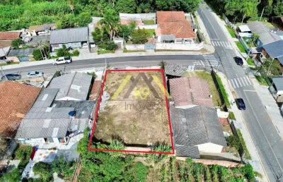 Terreno plano medindo 460m² com 16,53 metros de frente no são gabriel em colombo