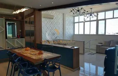 Cobertura duplex com 3 quartos, 230m², pitangueiras!
