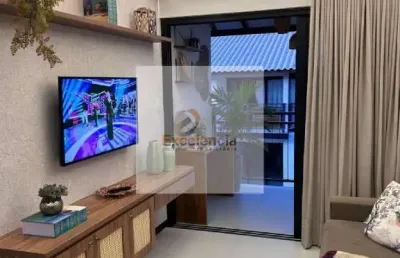 Apartamento com 1 quarto, 40,96m², em praia do forte!