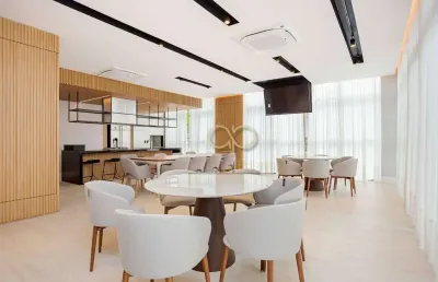 Apartamento duplex de alto padrão, 2 dormitórios (2 suítes), 3 garagens - batel, edifício mainz gutemberg
