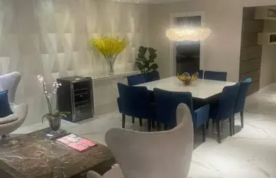Apartamento para venda em santo andré, jardim, 3 dormitórios, 3 suítes, 5 banheiros, 4 vagas
