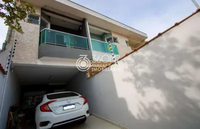 Casa para venda em santo andré, vila linda, 3 dormitórios, 1 suíte, 3 banheiros, 2 vagas