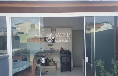 Cobertura para venda em santo andré, parque das nações, 2 dormitórios, 1 suíte, 2 banheiros, 1 vaga
