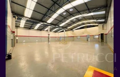 Galpão para alugar, 654 m² por r$ 12.630,00 - vila perseu leite de barros - campinas/sp