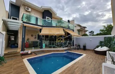 Casa com 3 dormitórios à venda, 227 m² - condomínio residencial flamboyant - hortolândia/sp