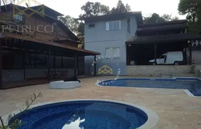 Chácara com 4 dormitórios à venda, 2600 m² por r$ 1.600.000,00 - vale verde - valinhos/sp