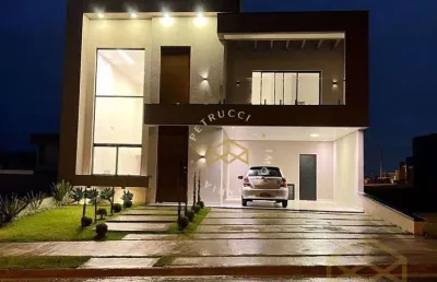 Casa com 3 dormitórios à venda, 230 m² por r$ 1.700.000,00 - residencia evidencias - indaiatuba/sp
