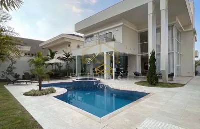 Casa com 4 dormitórios à venda, 408 m² por r$ 4.490.000,00 - loteamento mont blanc residence - campinas/sp