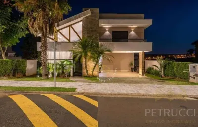 Casa com 4 dormitórios à venda, 472 m² por r$ 4.900.000,00 - alphaville dom pedro - campinas/sp