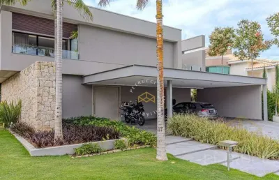 Casa com 4 dormitórios à venda, 550 m² por r$ 6.600.000,00 - loteamento mont blanc residence - campinas/sp