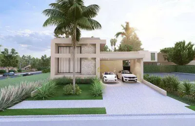 Casa com 3 dormitórios à venda, 219 m² por r$ 2.050.000,00 - santorini residencial club - paulínia/sp