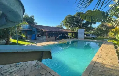 Chácara com 3 dormitórios à venda, 3000 m² por r$ 700.000,00 - jardim santa cândida - monte mor/sp