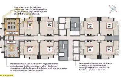 Studio residencial à venda, vila lídia, campinas - st0016.