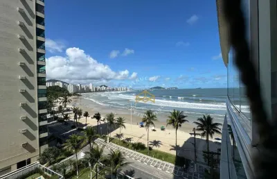 Apartamento com 2 dormitórios à venda, 100 m² por r$ 1.500.000,00 - astúrias frente mar - guarujá/sp