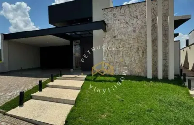 Casa térrea de alto padrão no condomínio terras da estância - paulínia