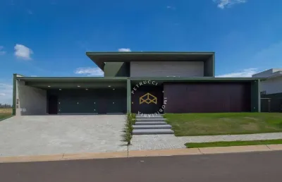 Casa  térrea de alto padrão com 4 suítes à venda no condomínio haras patente – jaguariúna/sp