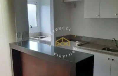 Apartamento com 1 dormitório para alugar, 62 m² por r$ 3.535,00/mês - condomínio edifício lisieux - campinas/sp