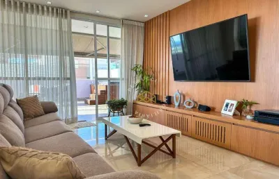 Apartamento com 4 dormitórios à venda, 215 m² por r$ 3.500.000,00 - alphaville - campinas/sp