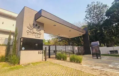 Linda e moderna casa sobrado à venda ou locação no residencial villaggio maranello