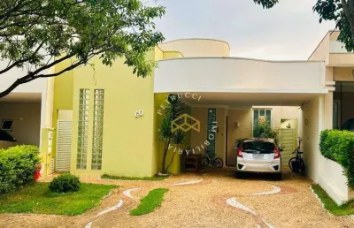 Casa com 3 dormitórios à venda, 163 m² por r$ 1.100.000,00 - condomínio residencial yucatan - paulínia/sp