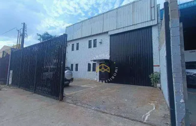Barracão para alugar, 335 m² por r$ 8.504,00/mês - jardim santa mônica - campinas/sp