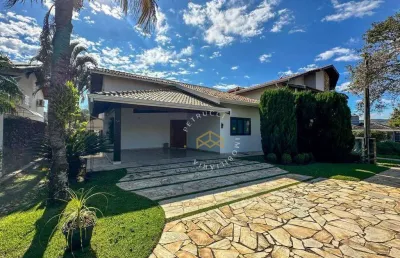 Casa com 3 súites à venda no condomínio residencial terras do caribe - valinhos/sp