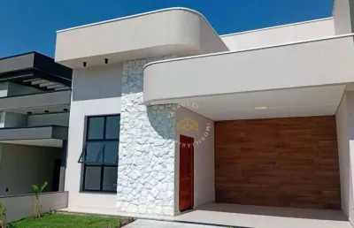 Casa com 3 dormitórios à venda, 136 m² - condomínio green park - indaiatuba/sp
