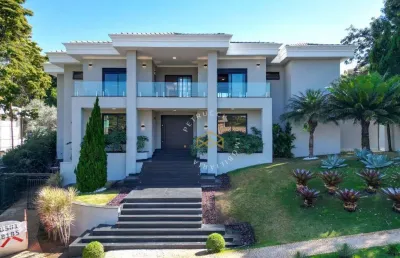 Casa com 6 dormitórios à venda, 1040 m² por r$ 16.990.000,00 - loteamento alphaville campinas - campinas/sp