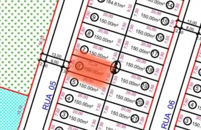 Terreno à venda na Rua 6, Loteamento, LOTE 18/E, Jardim Embaré, São Carlos