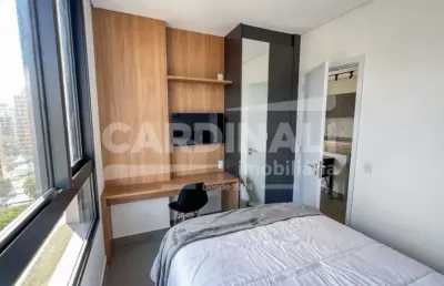 Apartamento mobiliado para locação no hub cambuí em campinas / 1 dormitório / andar alto