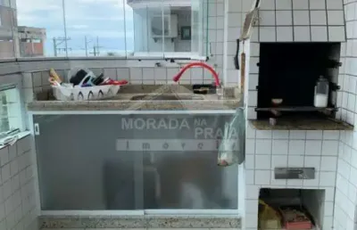 Apartamento 2 dormitórios, mobiliado, lazer, 10 mts mar, confira na imobiliária em praia grande.
