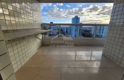 Apartamento na guilhermina, 2 suítes, 2 vagas, confira em praia grande.