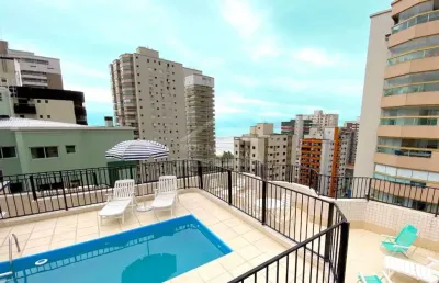 Excelente cobertura 3 dormitórios, 1 suíte no bairro da aviação, só na imobiliária em praia grande.