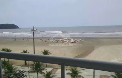 Apartamento de frente ao mar no centro do boqueirão, 3 suítes, lazer, confira em praia grande.